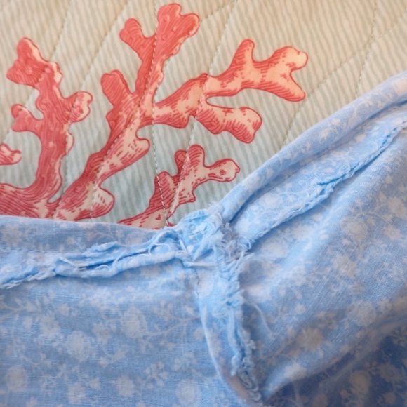 Remade vintage Gunne Sax-style peplum prairie blouse - Picture 4 of 8